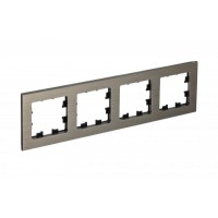 Рамка 4-м AtlasDesign Nature метал. латунь SE ATN312204