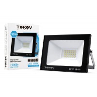 Прожектор светодиодный 30Вт 1700лм 6500К IP65 черн. (TKL) TOKOV ELECTRIC TKL-FL/LED-30-6.5K-IP65 Прожектор светодиодный 30Вт 1700лм 6500К IP65 черн. (TKL) TOKOV ELECTRIC TKL-FL/LED-30-6.5K-IP65