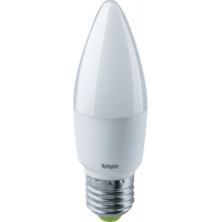 Лампа светодиодная 94 493 NLL-C37-7-230-2.7K-E27-FR 7Вт свеча 2700К тепл. бел. E27 500лм 176-264В Navigator 94493