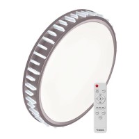 Светильник светодиодный PREMIUM ASTERA 75Вт 230В 3000-6500К 6000лм IP40 490х90мм настенно-потолочный управляемый с пультом ДУ КОСМОС KSAste75W