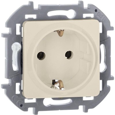 Розетка 1-м СП Inspiria 16А IP20 250В 2P+E немецк. стандарт механизм сл. кость IEK 673721 Розетка 1-м СП Inspiria 16А IP20 250В 2P+E немецк. стандарт механизм сл. кость IEK 673721