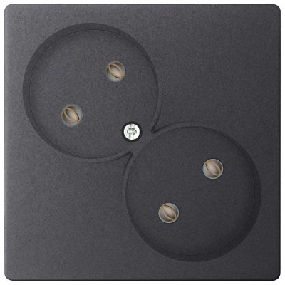 Розетка 2-м СП Simon 24 16А IP20 2х2P без защ. шторок механизм графит Simon 2450457-038 Розетка 2-м СП Simon 24 16А IP20 2х2P без защ. шторок механизм графит Simon 2450457-038