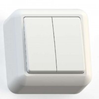 Выключатель 2-кл. ОП Оптима 10А IP20 А510-380 с монтаж. пластиной сл. кость Кунцево 8033 Выключатель 2-кл. ОП Оптима 10А IP20 А510-380 с монтаж. пластиной сл. кость Кунцево 8033