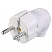 Вилка угловая ВПу11-01-Ст разборная с заземл. 16А бел. IEK EVP11-16-01-K01 Вилка угловая ВПу11-01-Ст разборная с заземл. 16А бел. IEK EVP11-16-01-K01