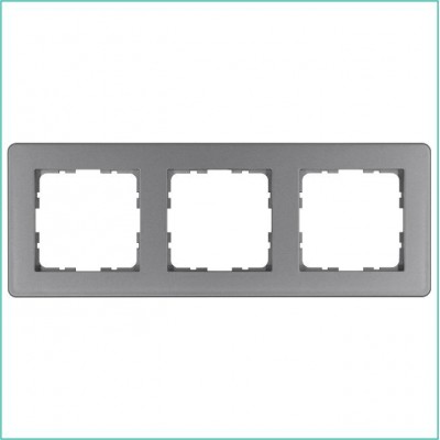 Рамка 3-м G-Flex алюм. Jasmart G1103S