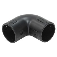 Поворот открывающийся на 90град. CI32G черн. IEK CTA10D-CIG32-K02-025 Поворот открывающийся на 90град. CI32G черн. IEK CTA10D-CIG32-K02-025
