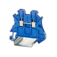 Клемма проходная винтовой зажим 2 точки подключения 2.5кв.мм син. DKC TUR-2.5-BU Клемма проходная винтовой зажим 2 точки подключения 2.5кв.мм син. DKC TUR-2.5-BU