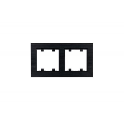 Рамка 2-м Karea LINE STAR чер. Makel 86054702