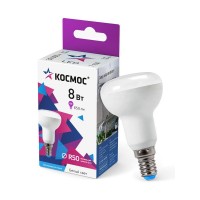 Лампа светодиодная R50 8Вт 6500К E14 220В КОСМОС Lksm_LED8wR50E1465 Лампа светодиодная R50 8Вт 6500К E14 220В КОСМОС Lksm_LED8wR50E1465