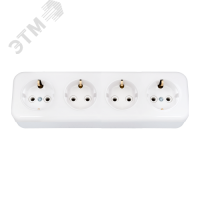 Беларусь Розетка четырехместная наружная с заземлением