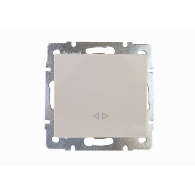 Выключатель промежуточный 1-кл. СП Rain IP20 механизм крем. LEZARD 703-0388-107
