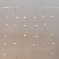 Гирлянда светодиодная "Светодиодный Дождь" 2х1.5м 150LED тепл. бел. 5.1Вт 230В IP44 эффект мерцания прозр. провод Neon-Night 235-516