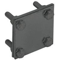 Зажим крестообразный с раздел. полоса-полоса 40мм оцинк. сталь TD IEK ZCC68-13-1-40