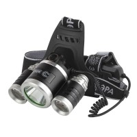 Фонарь аккумуляторный налобный GA-809 8Вт 3SMD CREE High Power Headlamp алюм. Эра Б0056111 Фонарь аккумуляторный налобный GA-809 8Вт 3SMD CREE High Power Headlamp алюм. Эра Б0056111