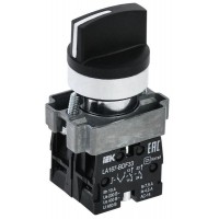 Переключатель LA167-BDF33 3 полож. 2НО черн. KARAT IEK BSW20-BDF33-4-24-67-3-K02