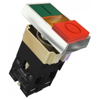 Переключатель на 2 положения I-O ПЕ-22 PPBB d22мм 220В неон зел./красн. DEKraft 25062DEK Переключатель на 2 положения I-O ПЕ-22 PPBB d22мм 220В неон зел./красн. DEKraft 25062DEK