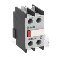 Приставка контактная ПК-03 лицев. доп. контакты 1НО+1НЗ DEKraft 24100DEK Приставка контактная ПК-03 лицев. доп. контакты 1НО+1НЗ DEKraft 24100DEK