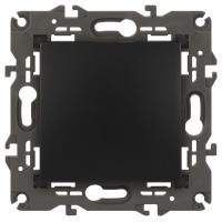 Выключатель 1-кл. СП Elegance 14-1101-05 10А IP20 250В 10AX механизм антрацит Эра Б0034212