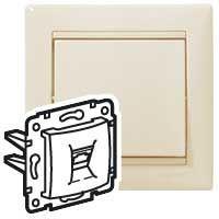 Розетка телефонная 2-м СП Valena RJ11 механизм сл. кость (DIY-упак.) IEK 696742 Розетка телефонная 2-м СП Valena RJ11 механизм сл. кость (DIY-упак.) IEK 696742