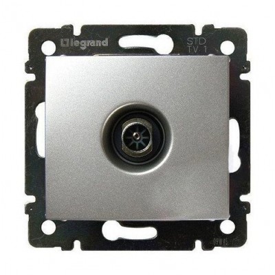 Розетка телевизионная TV СП Valena 2400мГц механизм алюм. (DIY-упак.) IEK 694345 Розетка телевизионная TV СП Valena 2400мГц механизм алюм. (DIY-упак.) IEK 694345