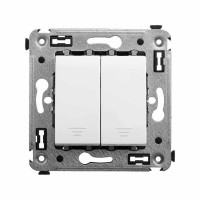 Кнопка 2-кл. СП "Avanti" "Белое облако" DKC 4400154 Кнопка 2-кл. СП "Avanti" "Белое облако" DKC 4400154