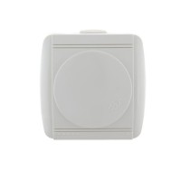 Розетка 1-м ОП Nata 16А IP20 с заземл. с защ. крышкой керамика бел. LEZARD 710-0200-123