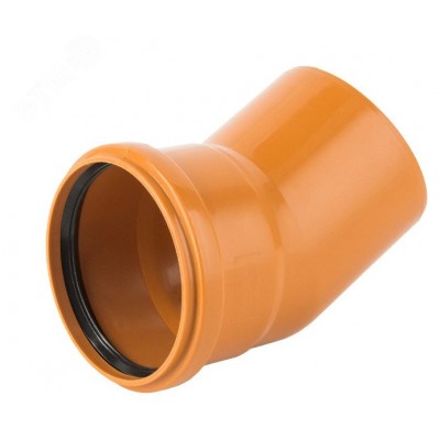 Отвод 110 30 град., для наружной канализации