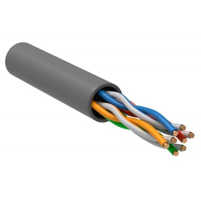 Кабель витая пара U/UTP кат.5E 4х2х24AWG solid CCA PVC сер. (м) GENERICA BC1-C5E04-111-100-G Кабель витая пара U/UTP кат.5E 4х2х24AWG solid CCA PVC сер. (м) GENERICA BC1-C5E04-111-100-G