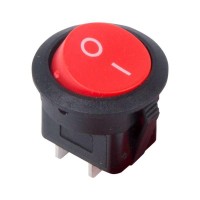 Выключатель клавишный круглый 250В 6А (2с) ON-OFF красн. (RWB-213 SC-214 MRS-102-8) Rexant 36-2560 Выключатель клавишный круглый 250В 6А (2с) ON-OFF красн. (RWB-213 SC-214 MRS-102-8) Rexant 36-2560