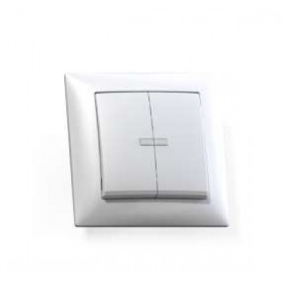 Выключатель 2-кл. СП Селена 10А IP20 С510-397 с индикацией бел. Кунцево 8104 Выключатель 2-кл. СП Селена 10А IP20 С510-397 с индикацией бел. Кунцево 8104