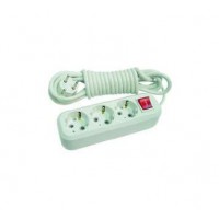 Удлинитель 3х5м с заземл. 16А IP20 с выкл. пластик. Makel MGP214 Удлинитель 3х5м с заземл. 16А IP20 с выкл. пластик. Makel MGP214