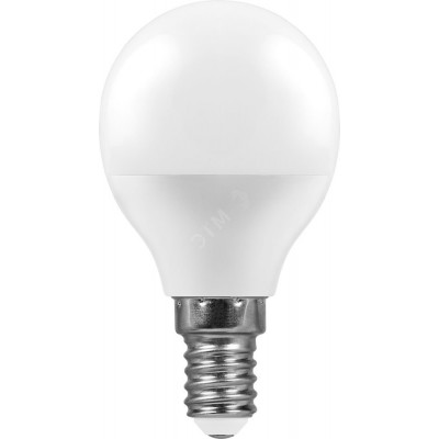 Лампа светодиодная LED 11вт Е14 теплый матовый шар