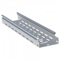 Лоток листовой перфорир. 100х50 L3000 сталь 0.55мм EKF L5010001-0.55