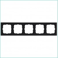 Рамка 5-м G-Classic черн. матов. soft touch Jasmart G1005PB Рамка 5-м G-Classic черн. матов. soft touch Jasmart G1005PB