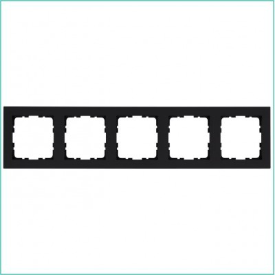 Рамка 5-м G-Classic черн. матов. soft touch Jasmart G1005PB Рамка 5-м G-Classic черн. матов. soft touch Jasmart G1005PB