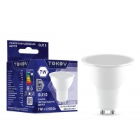 Лампа светодиодная 7Вт Soffit 4000К GU10 176-264В TOKOV ELECTRIC TKE-MR16-GU10-7-4K Лампа светодиодная 7Вт Soffit 4000К GU10 176-264В TOKOV ELECTRIC TKE-MR16-GU10-7-4K