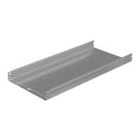 Лоток листовой неперфорированный 500х80 L3000 сталь 1мм "Быстрый монтаж ПЛЮС" LNplus80-500-1.0-3000 оцинк. КМ PL0351