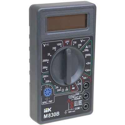Мультиметр цифровой Universal M830B IEK TMD-2B-830 Мультиметр цифровой Universal M830B IEK TMD-2B-830