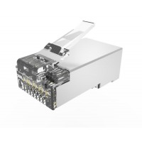 Коннектор RJ45(8P8C) кат.6 экранир. универс. (уп.100шт) TOKOV ELECTRIC TKE-CNR-623-STP
