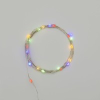 Гирлянда светодиодная "Роса" с крупными каплями 2м 20LED мультиколор 0.1Вт IP20 тонкий батарейный блок элементы питания 2хCR2032 (в компл.) Neon-Night 302-009 Гирлянда светодиодная "Роса" с крупными каплями 2м 20LED мультиколор 0.1Вт IP20 тонкий батарейный блок элементы питания 2хCR2032 (в компл.) Neon-Night 302-009