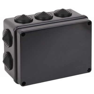 Коробка Тусо распаячная для ОП 150х110х70мм без гермовводов УХЛ1 черн. Ruvinil 67053Ч Коробка Тусо распаячная для ОП 150х110х70мм без гермовводов УХЛ1 черн. Ruvinil 67053Ч