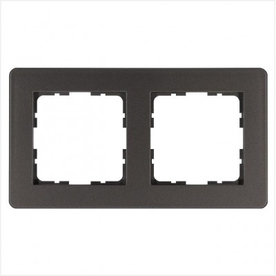 Рамка 2-м G-Flex мокко Jasmart G1102Z