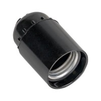 Патрон E27 карболитовый подвесной без наклейки черн. EKF LHC-E27-s Патрон E27 карболитовый подвесной без наклейки черн. EKF LHC-E27-s