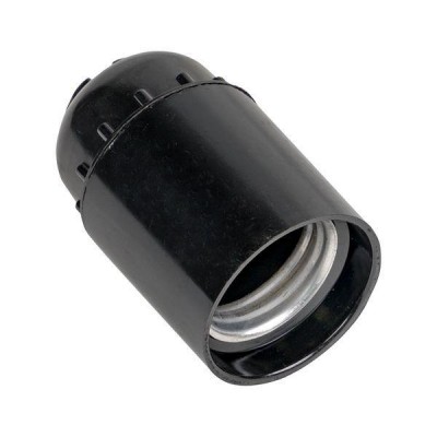 Патрон E27 карболитовый подвесной без наклейки черн. EKF LHC-E27-s Патрон E27 карболитовый подвесной без наклейки черн. EKF LHC-E27-s