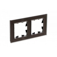Рамка 2-м AtlasDesign Nature стекло мокко SE ATN320602 Рамка 2-м AtlasDesign Nature стекло мокко SE ATN320602