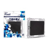 Переключатель проходной 1-кл. СП Pixel 10А IP20 механизм карбон TOKOV ELECTRIC TKE-PX-P1-C14 Переключатель проходной 1-кл. СП Pixel 10А IP20 механизм карбон TOKOV ELECTRIC TKE-PX-P1-C14