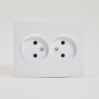 Розетка 2-м СП Karina 16А IP20 без заземл. термопласт бел. LEZARD 707-0200-128B Розетка 2-м СП Karina 16А IP20 без заземл. термопласт бел. LEZARD 707-0200-128B