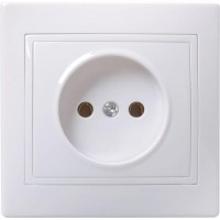 Розетка 1-м СП Кварта 10А IP20 без заземл. без защ. шторок бел. IEK ERK13-K01-10-DM Розетка 1-м СП Кварта 10А IP20 без заземл. без защ. шторок бел. IEK ERK13-K01-10-DM
