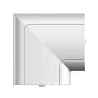 Угол для кабель-канала плоский изменяемый 90х50 с разделит. сер. метал. DKC 09503G