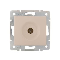 Розетка телевизионная оконечная TV СП Karina механизм крем. LEZARD 707-0388-130 Розетка телевизионная оконечная TV СП Karina механизм крем. LEZARD 707-0388-130